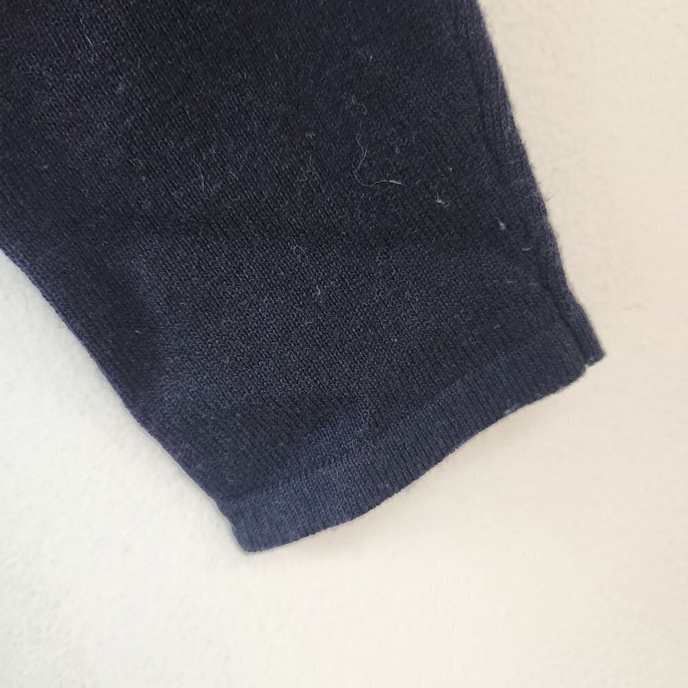 J. Jill Longline Button Front Navy Blue Wool Blend Cardigan Sweater Women's XS - Picture 4 of 8